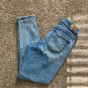 American Eagle Mom Jeans Women's Size 4, 27x27 Stretch Distressed Jeans